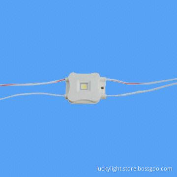 Waterproof IP65 SMD LED Module with 1W/piece, 12V DC Input Voltage, 115° Beam Angle